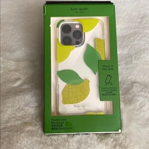 Iphone 14 Pro Max Cover Kate Spade Lemon Drop Glitter Case